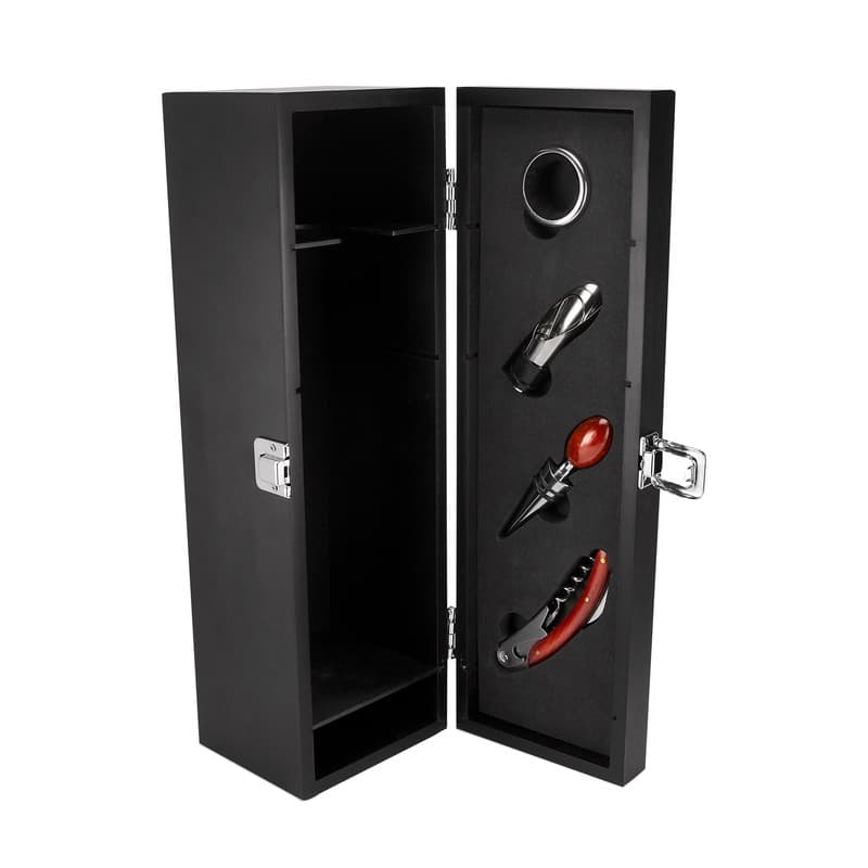 SET PARA VINOS CABERNET — NEGRO