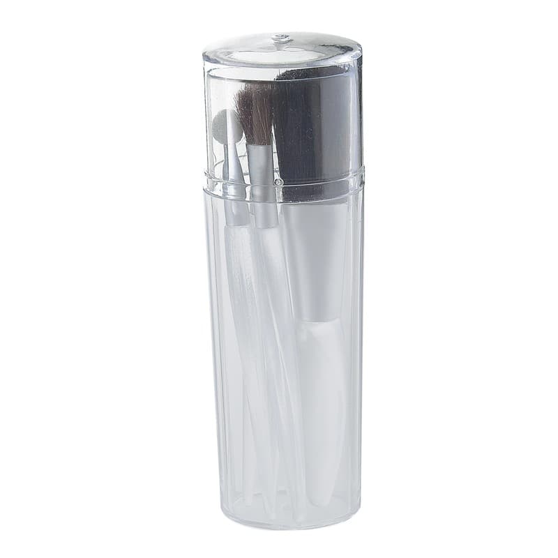 SET DE BROCHAS CRYSTAL FACE — TRANSPARENTE