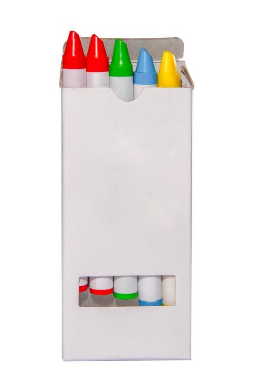 CAJA DE CRAYONES — BLANCO