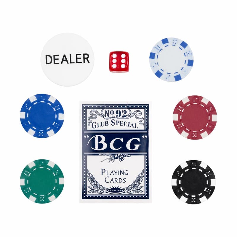 MALETÍN DE POKER BELLAGIO — PLATA