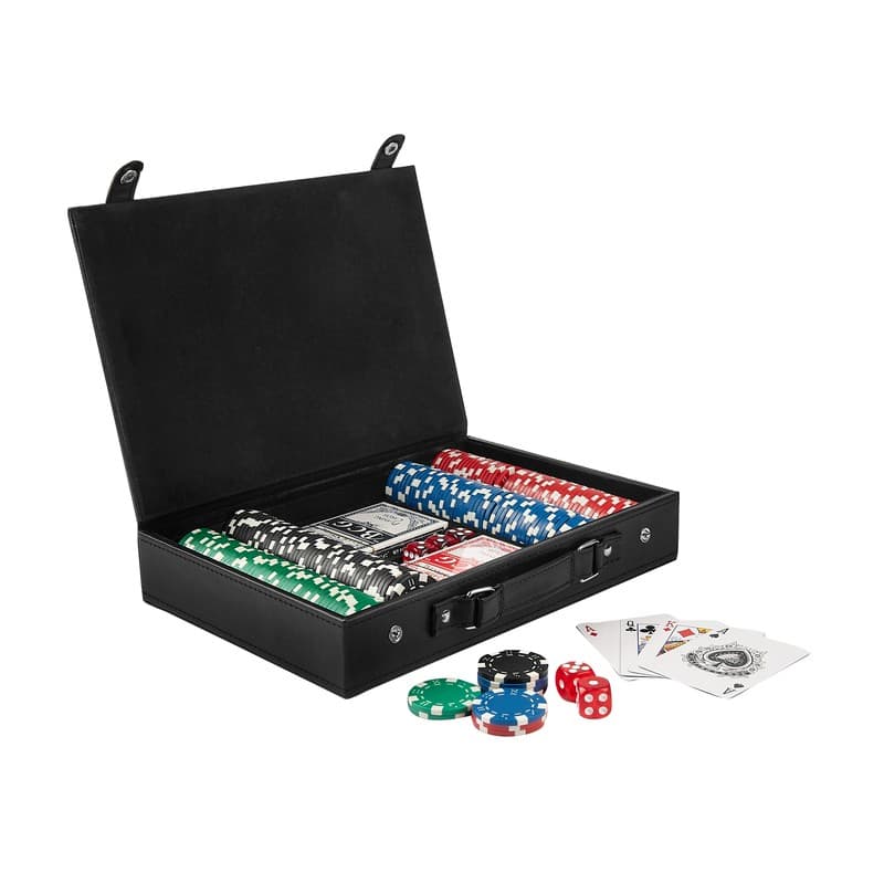 SET DE POKER TAHÚR — NEGRO