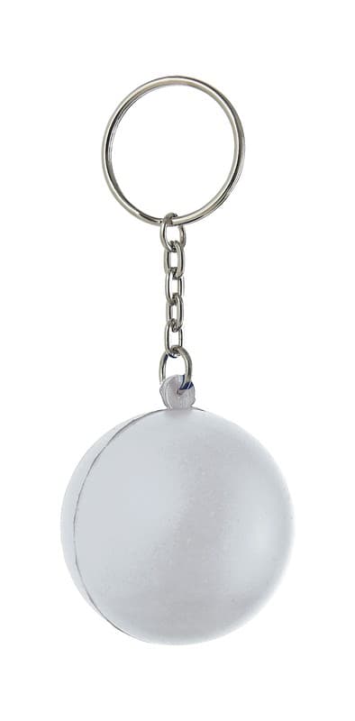 LLAVERO ANTI-STRESS — PLATA