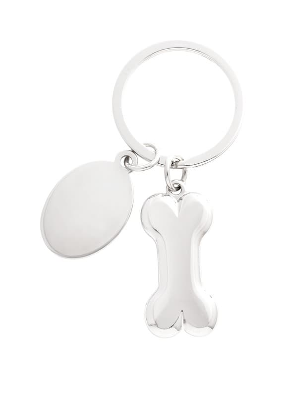 LLAVERO DOGGY — PLATA