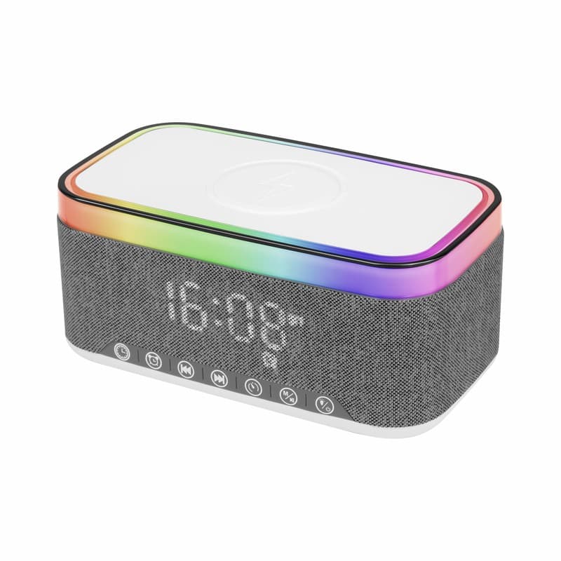 RELOJ-BOCINA MULTIFUNCIONAL CORY — BLANCO