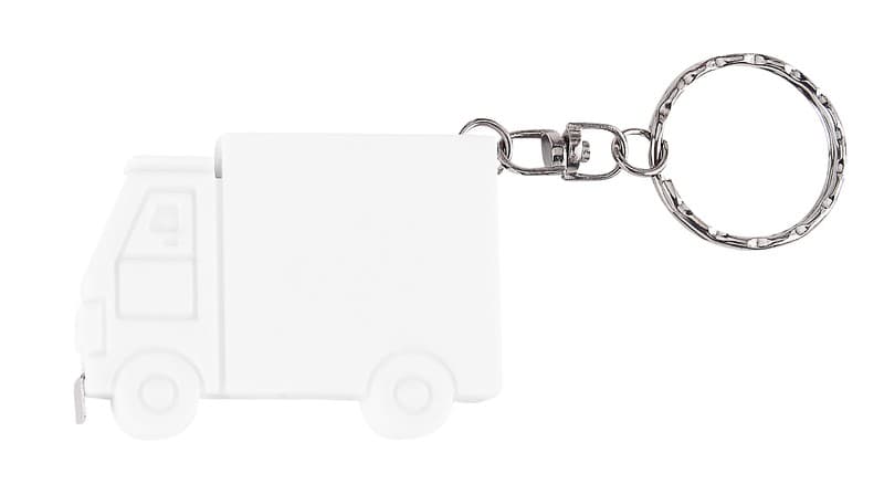LLAVERO FLEXÓMETRO CAMIÓN — BLANCO